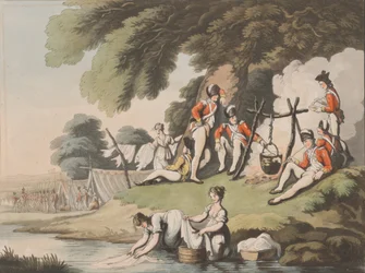 Soldados Cocinando, 1 de abril de 1798