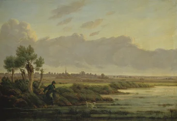 En el Alster en Winterhude, 1834