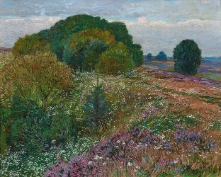 Al borde del brezal (Paisaje de brezal I)