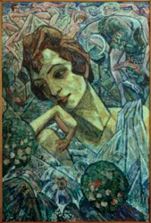 Retrato de la bailarina Marna Glahn