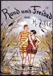 H.Zille, Alrededor de la piscina / Portada
