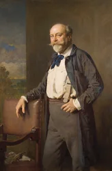 El escultor Rudolf Weyr