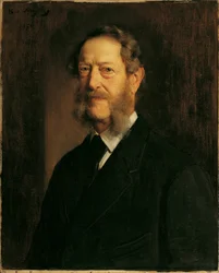 El poeta Anastasius Grün (también conocido como Anton Alexander Graf von Auersperg)