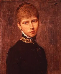 Retrato de la Princesa Victoria de Prusia (1840-1901)