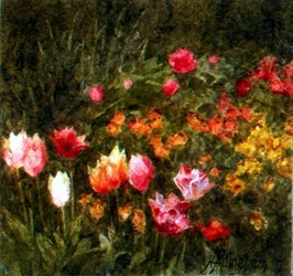 Un jardín de primavera