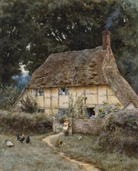 En el Camino del Arroyo, cerca de Witley