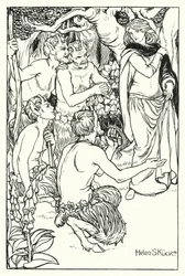 Una es rescatada por los Sátiros