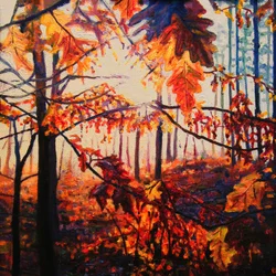 Copper Woods, 2009 (óleo sobre lienzo)