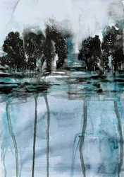 Reflejo del Bosque Oscuro