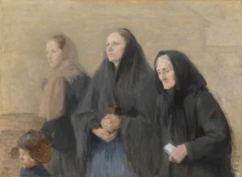 Feligreses (mañana de Pascua)