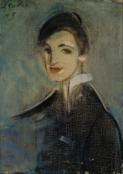 Cantante en negro, 1916-1917
