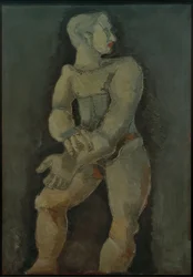 Desnudo masculino de tamaño natural