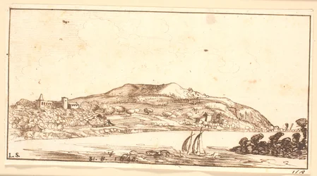 La orilla del río Garona, cerca de Burdeos