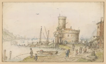 Ciudad junto a un río