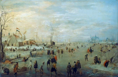 Paisaje de invierno, 1630-1634