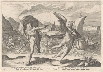 Coronis se convierte en cuervo Metamorfosis de Ovidio (título de la serie)