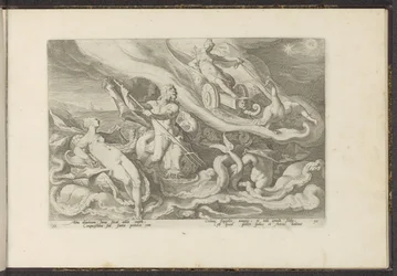 Juno se queja con Thetis y Oceanus Metamorfosis de Ovidio (título de la serie) Recreaciones de P. Ovidius Naso (título de la serie)