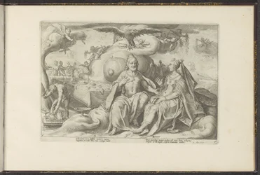 Júpiter y Juno discuten cuál de los sexos tiene mayor deseo de amor Metamorfosis de Ovidio (título de la serie) Recreaciones de P. Ovidius Naso (título de la serie)