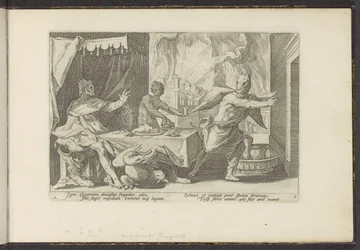 Lycaon se convierte en lobo Metamorfosis de Ovidio (título de la serie) Recreaciones de P. Ovidius Naso (título de la serie)