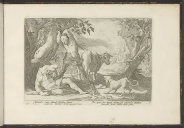 Mercurius doodt Argus Metamorfosis de Ovidio (título de la serie) The Herescheppingen van P. Ovidius Naso (título de la serie)