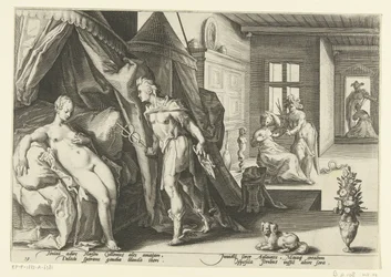 Mercurius en la cámara de Herses Metamorfosis de Ovidio (título de la serie)