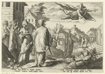 Mercurio se enamora de Herse Metamorfosis de Ovidio (título de la serie)