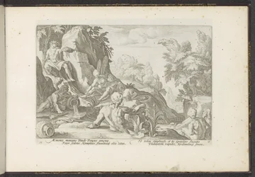Peneo visitado por otros dioses del río Metamorfosis de Ovidio (título de la serie) Recreaciones de P. Ovidius Naso (título de la serie)
