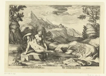 Salmacis en Hermaphroditus Metamorfosis de Ovidio (título de la serie)