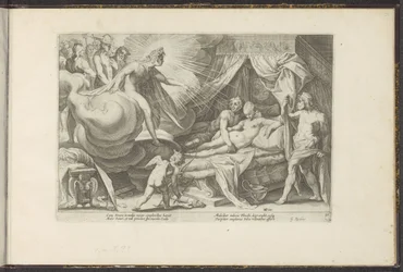 Venus y Marte atrapados Metamorfosis de Ovidio (título de la serie) Recreaciones de P. Ovidius Naso (título de la serie)