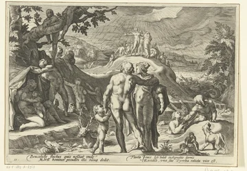 Inundación de Deucalion Metamorfosis de Ovidio (título de la serie)