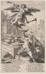 Alegoría de la fama y la historia, de Los héroes romanos