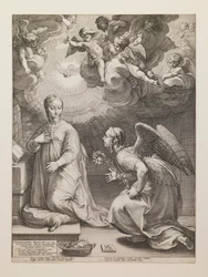 Anunciación, de la serie «La vida de la Virgen»