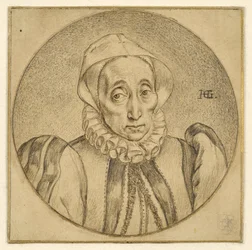 Retrato de busto de una anciana (¿Agatha Scholiers)
