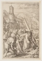Cristo cargando la cruz, de La Pasión