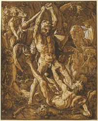 Hércules matando a Caco
