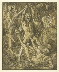 Hércules en Caco