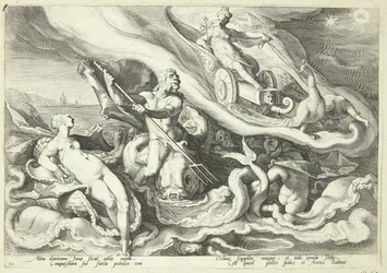 Juno se queja de Calisto a Océano y Tetis