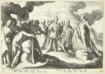 Júpiter y los dioses piden a Helios que retome el control del carro solar