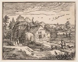 Paisaje con granja