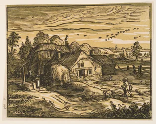 Paisaje con granja