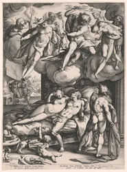 Marte y Venus sorprendidos por Vulcano