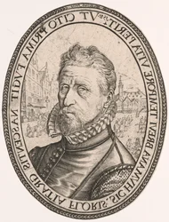 Retrato de Albert Fransz. Schatter