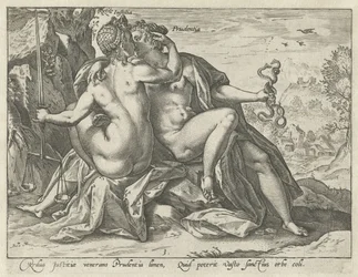 Justicia y Prudencia (Justitia / Prudentia) Las virtudes unidas (título de la serie)