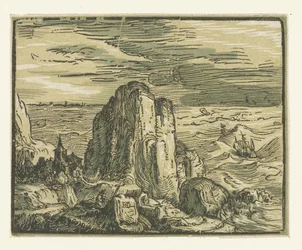 Roca en la orilla
Cuatro pequeños paisajes (título de la serie)
