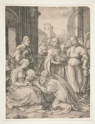 La Adoración de los Reyes Magos, de la serie El Nacimiento y Primeros Años de Cristo