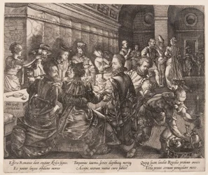 El banquete de Tarquinio Colatino, de La historia de Lucrecia
