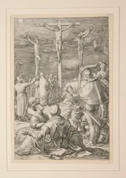 La Crucifixión (Cristo en la Cruz), de La Pasión, #10 en una serie de 12 grabados