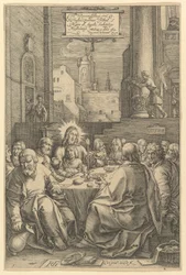 La última cena, de «La pasión de Cristo»