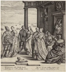 Boda veneciana [mitad derecha de la hoja]