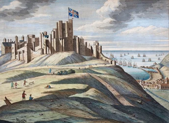 El castillo de Dover a principios del siglo XVIII